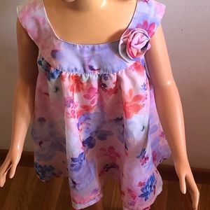 Pink floral dress 1/3 t